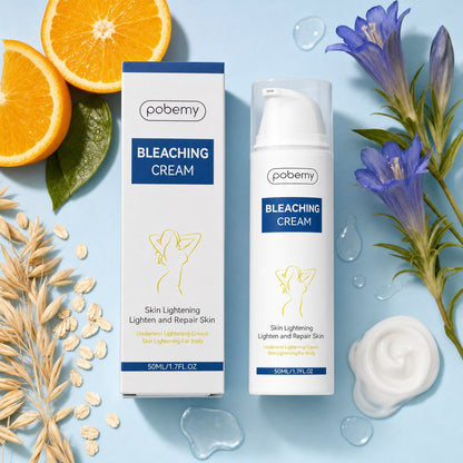 POBEMY cream with its key ingredients: vitamin C, gentian and oats