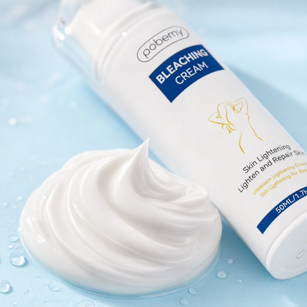 Silky, lightweight texture of POBEMY brightening cream