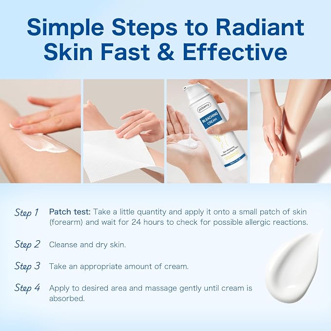 How to use POBEMY brightening cream in four steps